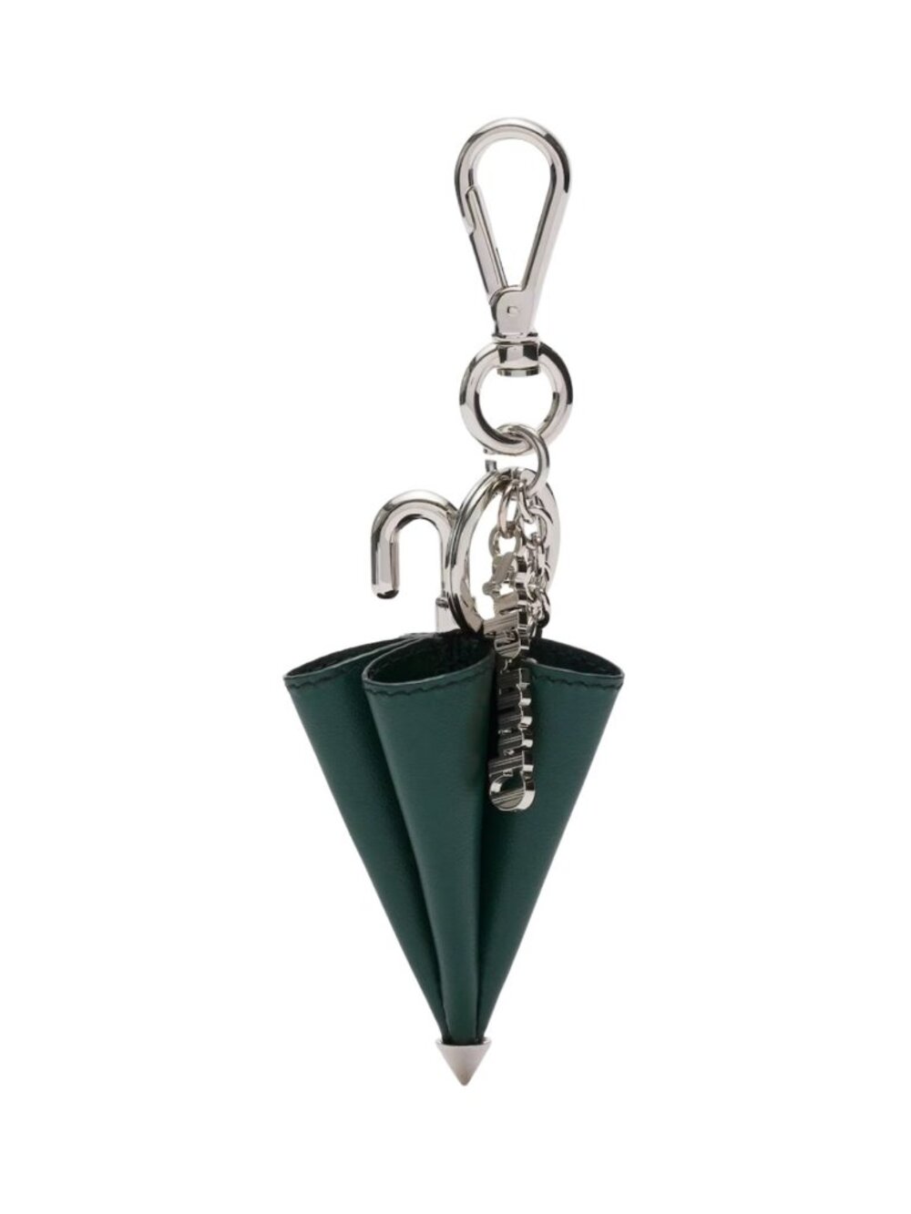 CHURCH'S Umbrella Charm Green Nappa Leather Metal $495 NWOT